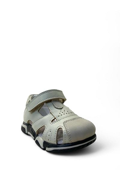 Tuğba Ortopedi 189 Orthopedic 100% Genuine Leather Unisex Baby Cream Corset Sandals