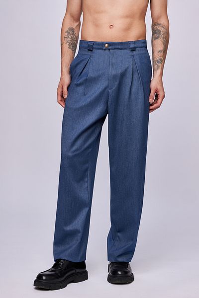 Dear Deer Indigo Palazzo Trousers