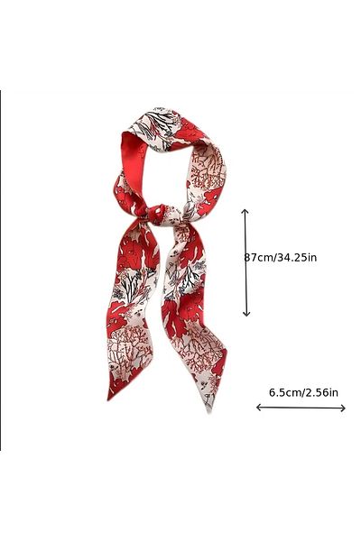 MAHLA Design Double-Sided Foulard, Thin Shawl, Bag Accessory