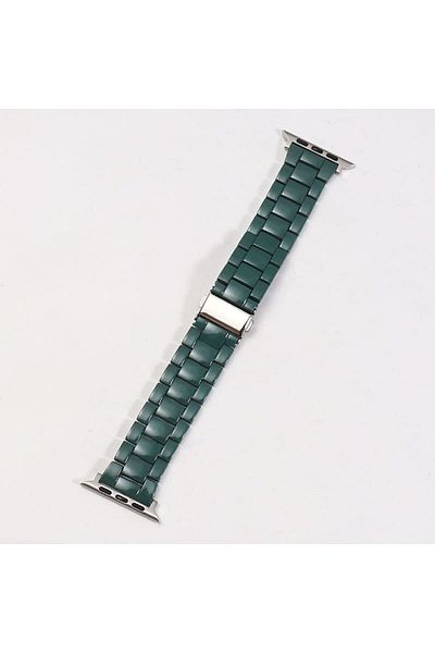 Generic Fashion Resin Iwatch Bands Compatible With Stainless Steel Buckle For Apple Watch Ultra Series