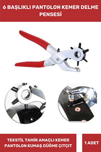 Thriftbuds Özel Üretim 6 Başlıklı Perçin Prensi Delik Açıcı Erkek Kadın Giysi...