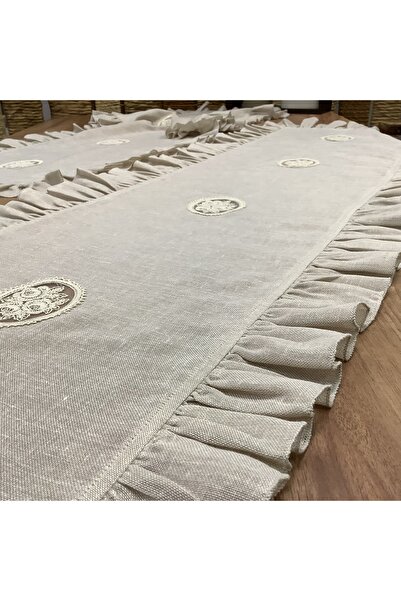 OYA home Fırfırlı & Dantelli Oda Takımı - 2 parça