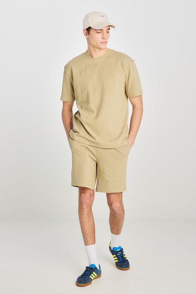Lee Ανδρικό φούτερ Relaxed Fit Ανοιχτό πράσινο Standard μοντέλο