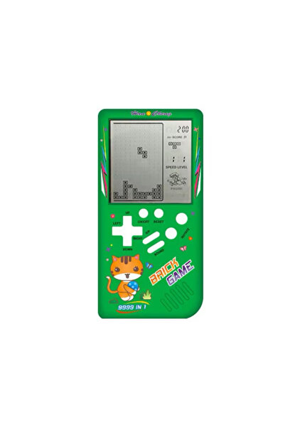 VOOKA Nostalji El Atarisi Vintage 9999 Oyunlu Şarj Edilebilir Piili Renkli Oyun Sesli El Atarisi Mobil