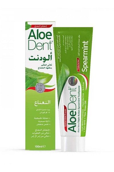 AloeDent Toothpaste Aloevera Triple Action Spearmint 100ml