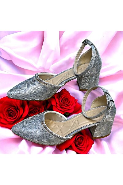 KAFKASLAR AYAKKABI СІМЛІ І ТАШЛІ НОВА МОДЕЛЬ 5 СМ КАБЛУКОВІ ВЕЧЕРНІ ТУФЛІ