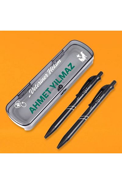 gifttime Ballpoint and Tip Pencil Set with Box Special Design for Veterinarians
