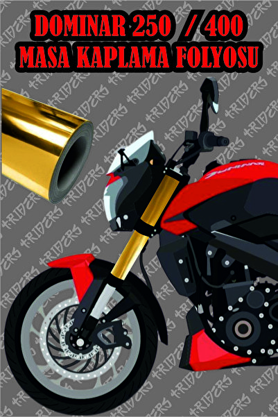 TRİDERS دومينار 250/400 ملقط أمامي مطلي برقائق معدنية