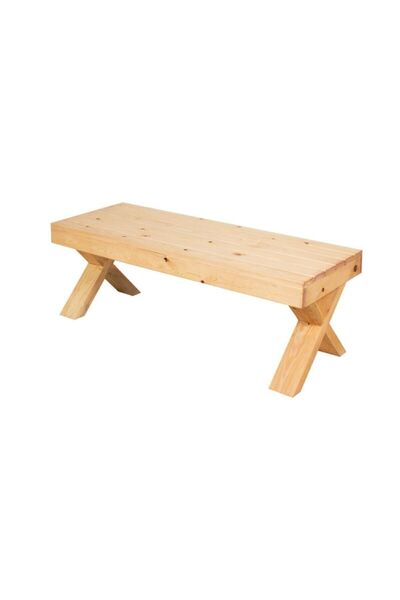TK WOOD CRAFTS Dekoratif Ahşap Naturel Bank