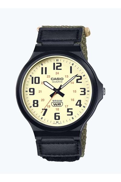 Casio Men's MW-240B-3B Water Resistant Analog Watch
