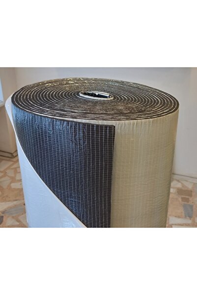 RENUZU Alüminyum Folyolu Kauçuk İzalasyon 6mm 120CM 36M2 Kendinden Yapışkanlı...