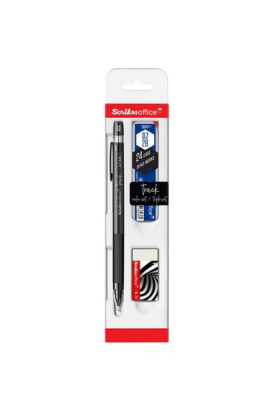 Scrikss Track Set of 3 Mechanical Pencils 0.7 mm Grey