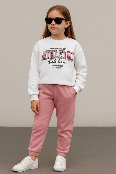 ÖRZİKİDS Seasonal Sportswear Girls Tracksuit Suit 10/15 Years