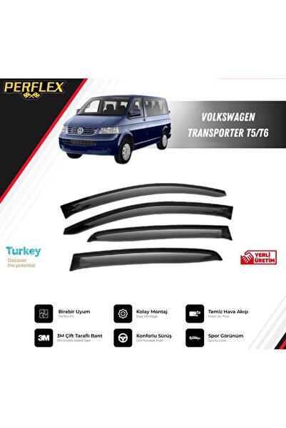 PERFLEX CAM RÜZGARLIĞI V2 MUGEN VW T5/T6 4'LÜ 2003+