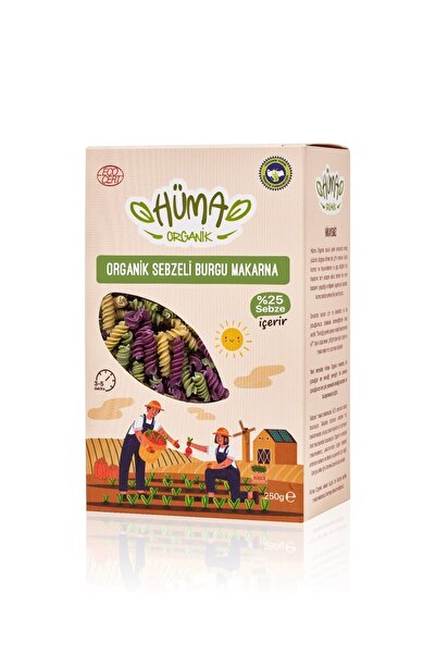ORGANİK SEBZELİ BURGU MAKARNA