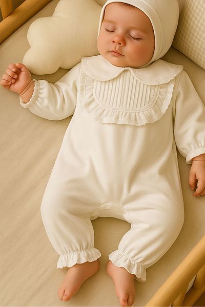 Minytrendy Newborn Jumpsuit Baby Set - Cotton Swimming Combo Mevlüt Set