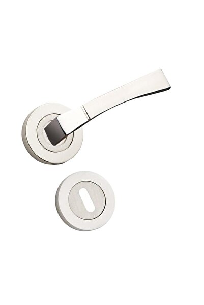 EYMEN YAPI Hira Babil Nikel Saten Rozetli Kapı Kolu Alüminyum Oda