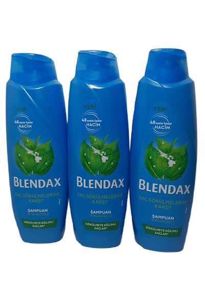 Blendax 470 ML Isiyan Extract Shampoo - 3 Pieces Against Hair Loss