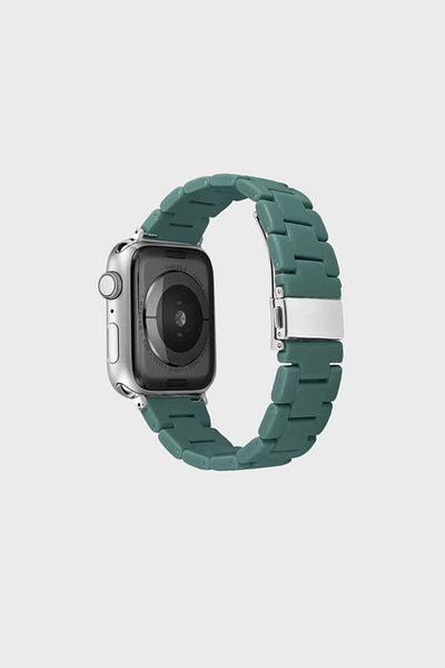 Generic Fashion Resin Iwatch Bands Compatible With Stainless Steel Buckle For Apple Watch Ultra Series