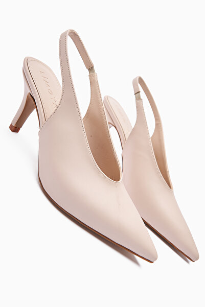 Limoya Remas Beige Pointed Toe Thin Heeled Women's Sandals Opportunity Product