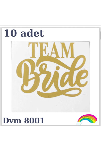 eğlencemarketi Team Bride Dövme 10 Adet 8001