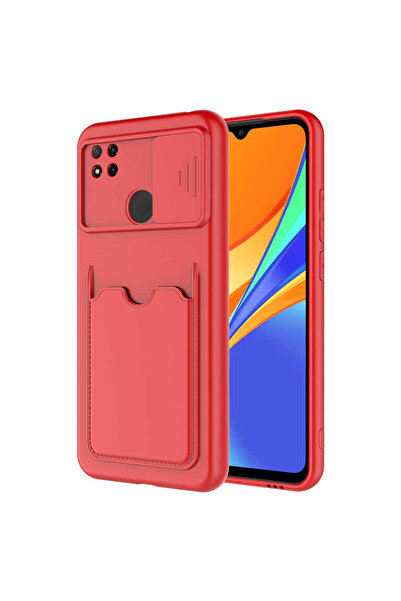 halkhouse Xiaomi Redmi 9C Kılıf Renkli Kartlıklı Esnek Kırılmaz Sert Silikon ...