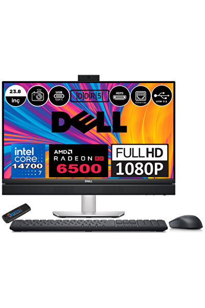 Dell Optiplex 7420 Plus I7 14700 Vpro 32GB 4tb SSD 23.8" 4GB-RX6500 W11PRO XCTOO7420AIOEMEA06+ZettaFlash
