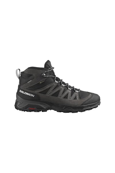 Salomon 471817 X Ward Leather Mid Goretex Erkek Ayakkabı SİYAH