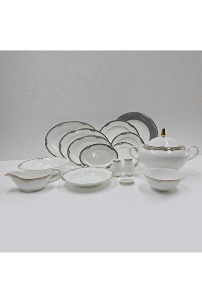 EVALIZA Versailles Altın 60 Parça Yemek Takımı