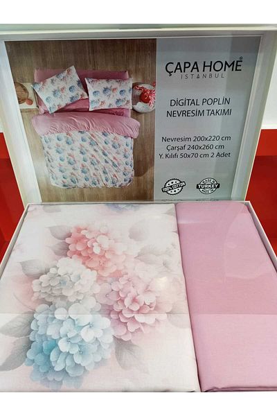 Çapa Home 100% Cotton Double Person Premium Quality Bedding Set