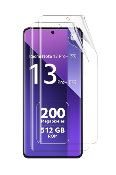 aheaks Redmi Redmi Note 13 Pro Plus 5G Ekran Koruyucu İnce Jelatin - Kamera K...