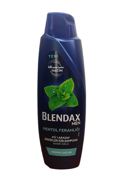 Blendax Menthol Refresh 4 in 1 - 470 ML Shampoo X 4 Pieces