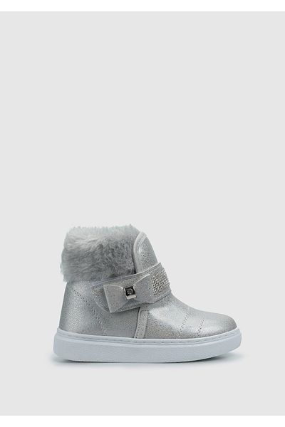 Kiddo Silver Girl's Boots