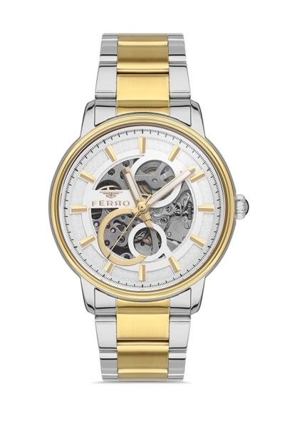 FERRO Yellow Steel Cord Men's Wrist Watch F31399A-D