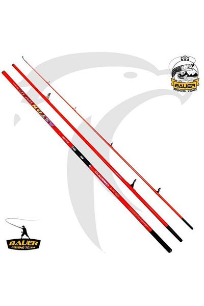BAUER Aston 4.20m 100-250g 3Pcs Surf Fishing Rod