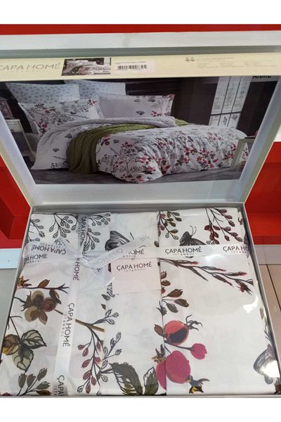 Çapa Home 100% Cotton Double Person Premium Quality Bedding Set