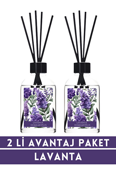 homeartplus 2liavantaj paket lavanta oda kokusu bambu esansiyel uçucu yağ 50 ml