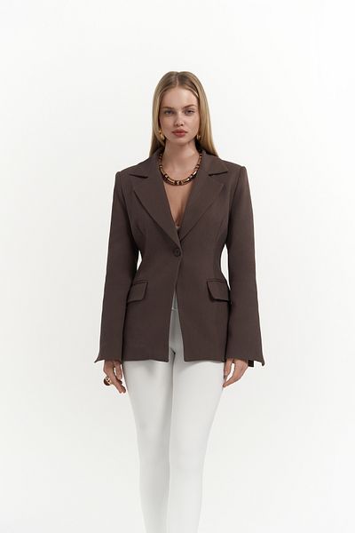 BOHEMAİ Anisah Taillierter Blazer in Braun