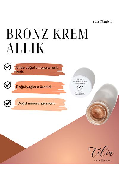 Tilia Skinfood Bronze Cream Blush
