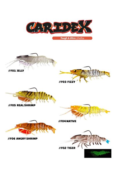 Fujin Caridex 65mm 6.3gr Silikon Karides
