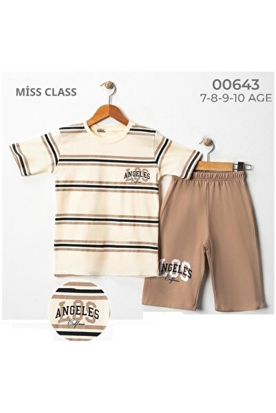 missclass MİSSCLASS 181-04-25 LETNJA MAJICA I KRATKE HLAČE ZA DEČAKE, SET GOR...