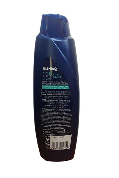 Blendax Menthol Freshness 4 in 1 Shampoo with Mint Extract 470 ML