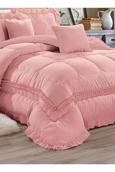 Moon Comforter Set 4 Piece Single Size Elegant Bedspread Lightweight Comforter