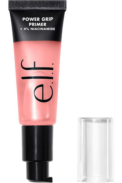 ELF e.l.f. Power Grip Primer + 4% Niacinamide, Gel-Based & Hydrating Face Primer, Pink, 24 ml