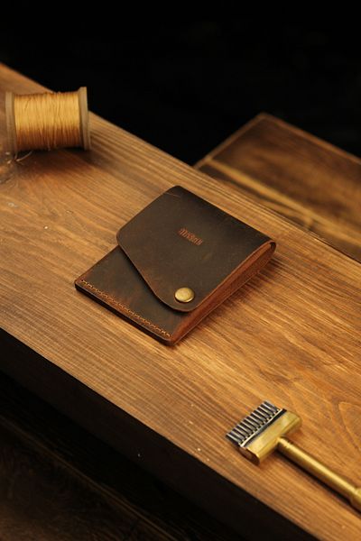 Atölye Çınar Leather Handmade Cwallet Genuine Leather Wallet