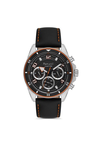 Ferrucci FER.03465K.02 ساعة يد رجالية من الجلد