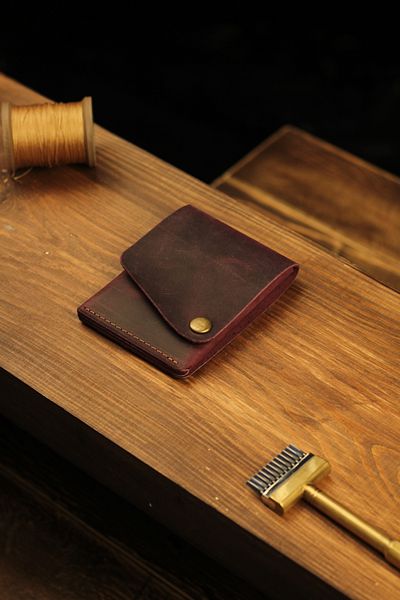 Atölye Çınar Leather Handmade Cwallet Genuine Leather Wallet