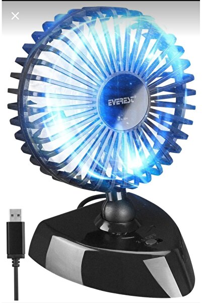 FAST Efn-504 Fan Boy 14 Cm - Genişlik 9 Cm Mini Masaüstü Siyah Usb Fan Vantilatör