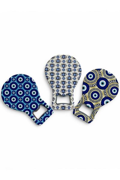 GALATA GIFT 3 Pieces Magnet Bead Bottle Opener Refrigerator and Water Bottle Opener