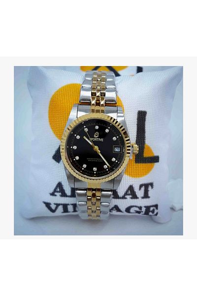 Sportive 25mm Steel Women's Wristwatch